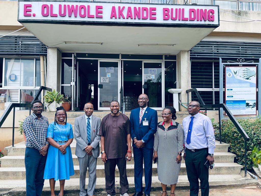 IRELAND-BASED ALUMNUS OF COMUI'S PHYSIOTHERAPY DEPARTMENT PAYS COURTESY CALL ON THE PROVOST, PLEDGES SUPPORT FOR THE ONGOING STUDENTS’ HOSTEL PROJECT